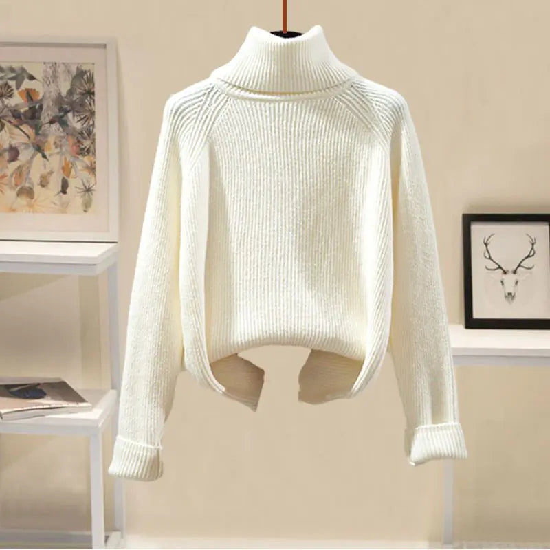 2023 Trendy Oversized Women's Knit Sweater for Fall
