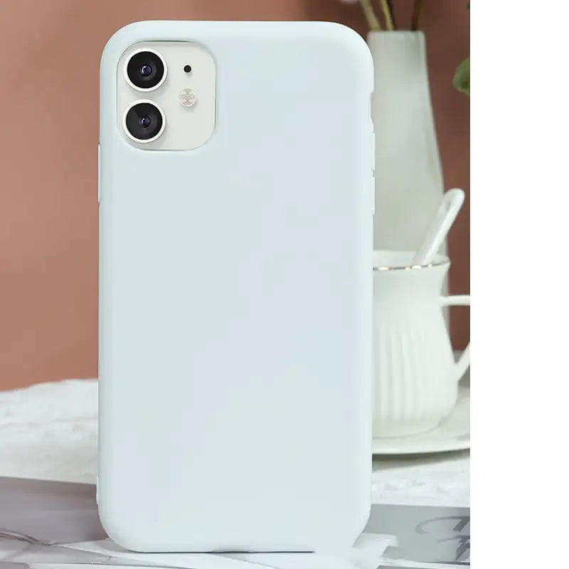 Liquid Silicone Anti-Drop Soft Mobile Case with Holes