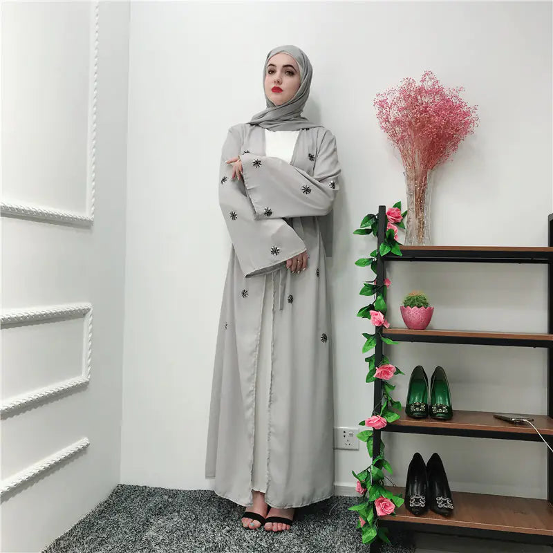 Fashion Dubai Handcrafted Embroidered Islamic Robe