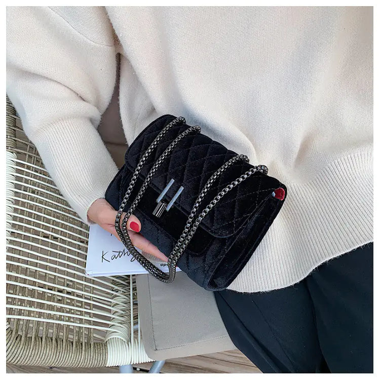 Velvet Crossbody Bag