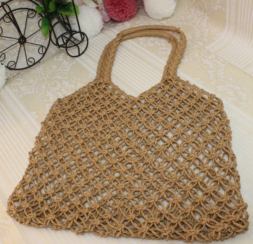 Woven Grass Bag, Tote Bag, Crossbody Bag