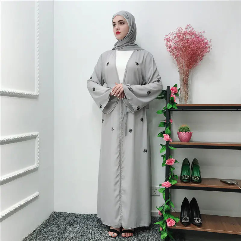 Fashion Dubai Handcrafted Embroidered Islamic Robe