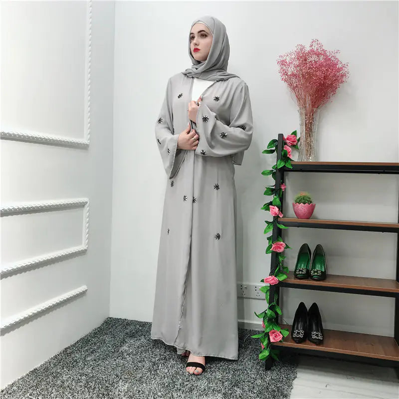 Fashion Dubai Handcrafted Embroidered Islamic Robe