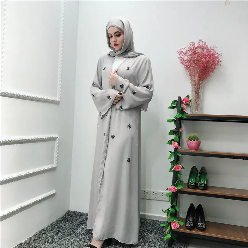 Fashion Dubai Handcrafted Embroidered Islamic Robe