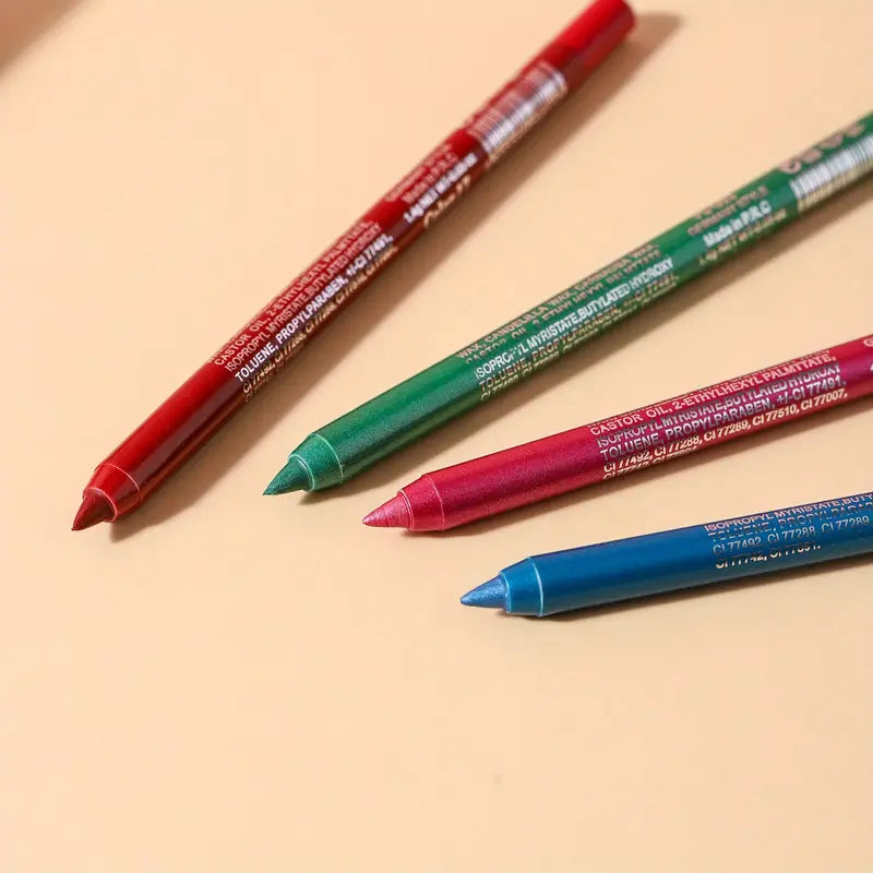 14-Color Waterproof Eyeliner Pencil for Makeup Looks