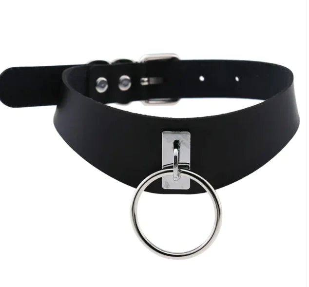 Personalized Punk Leather Collar Necklace Simple And Fashionable