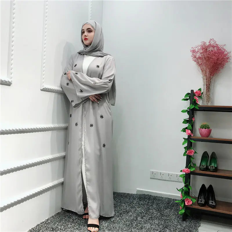 Fashion Dubai Handcrafted Embroidered Islamic Robe
