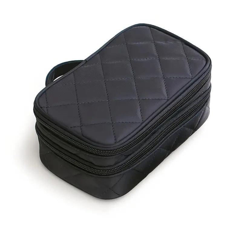 Women's Waterproof Double-Layer Travel Makeup Bag