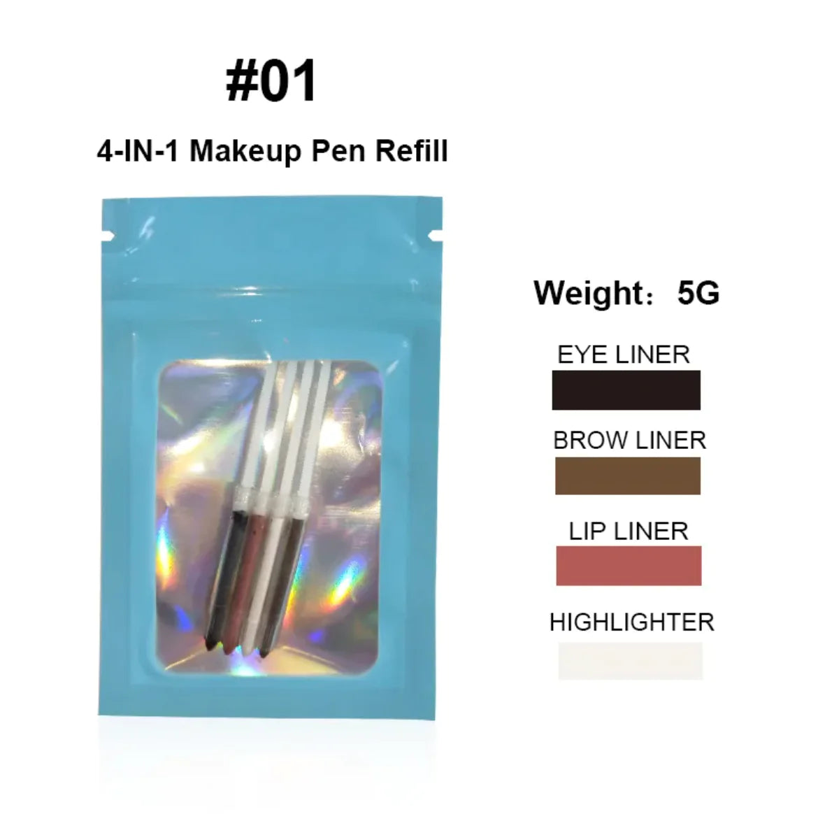 4-in-1 Eyeliner & Brow Pencil