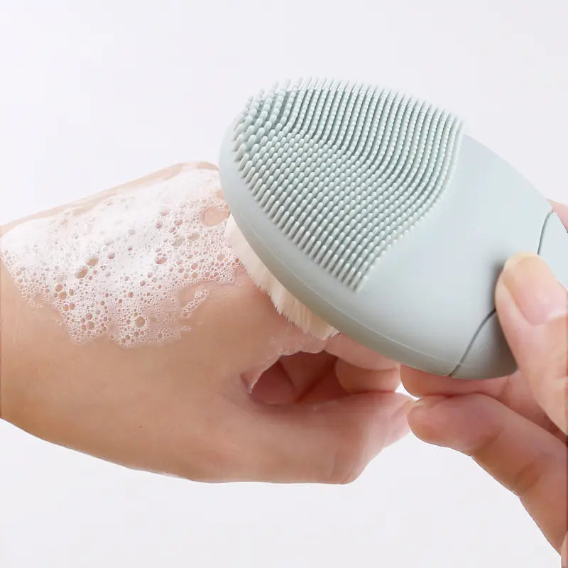 Double-Sided Soft Silicone Facial Cleansing Brush