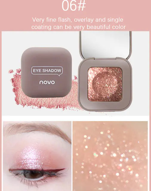 1pc New Fingertip Eyeshadow Palette - Long-lasting Sparkle