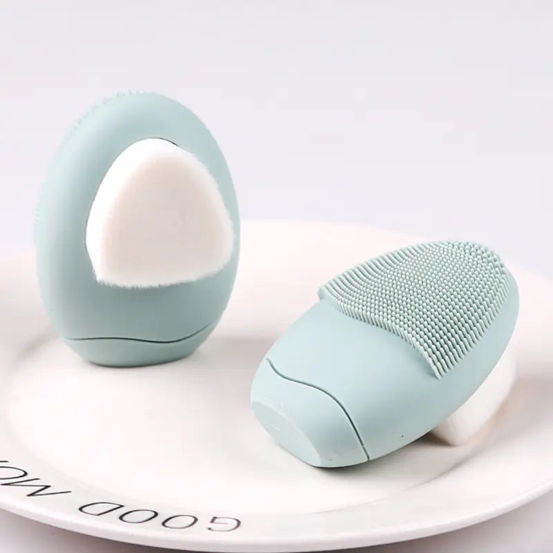 Double-Sided Soft Silicone Facial Cleansing Brush