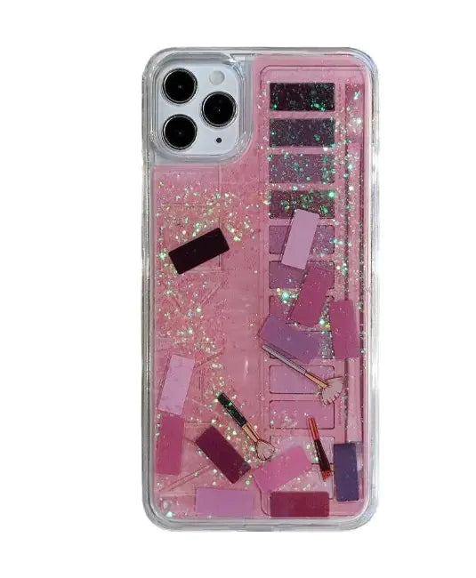 Fashion Liquid Eyeshadow Palette Phone Case for iPhone 11