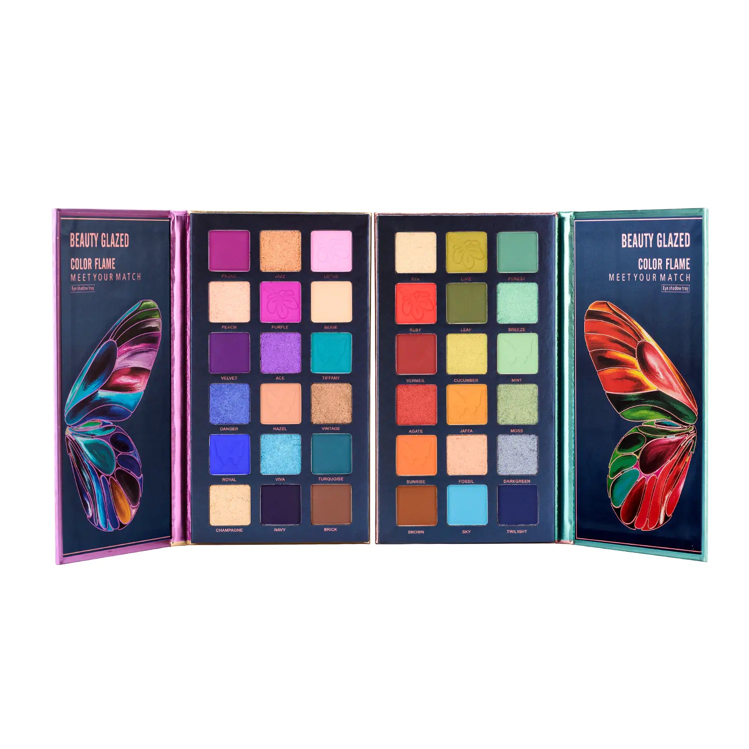 18-Color Butterfly Flame Eyeshadow Palette for Makeup