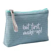 Portable Women's Zippered Cosmetic Bag for Travel