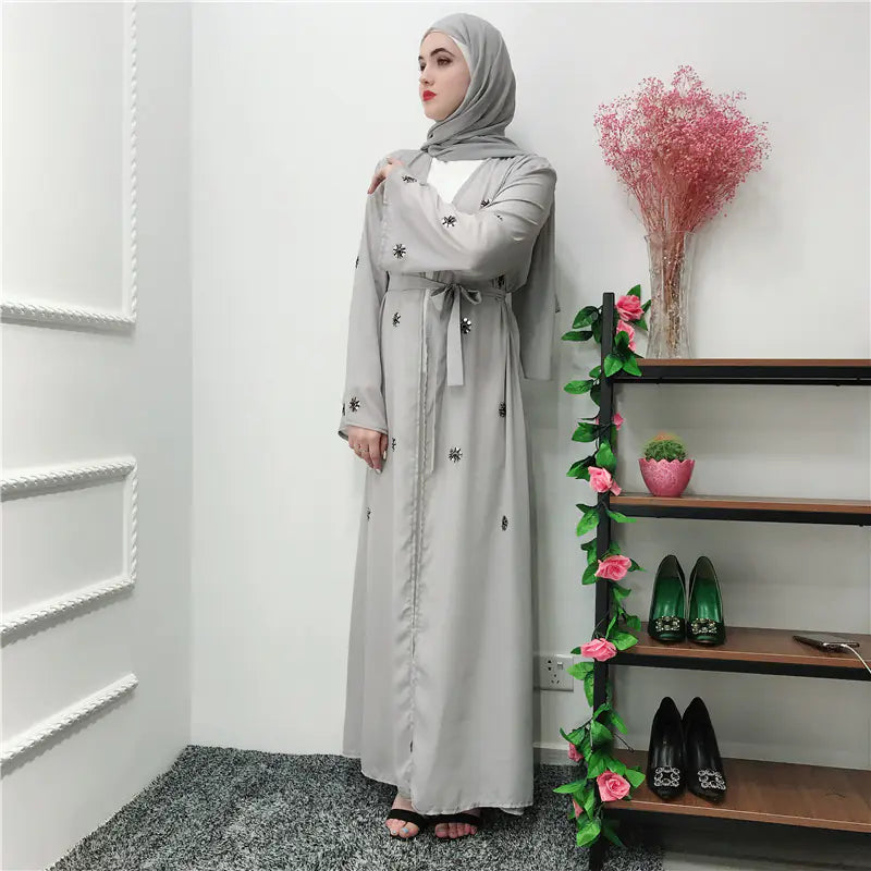Fashion Dubai Handcrafted Embroidered Islamic Robe