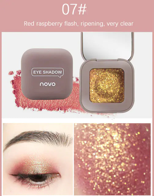 1pc New Fingertip Eyeshadow Palette - Long-lasting Sparkle