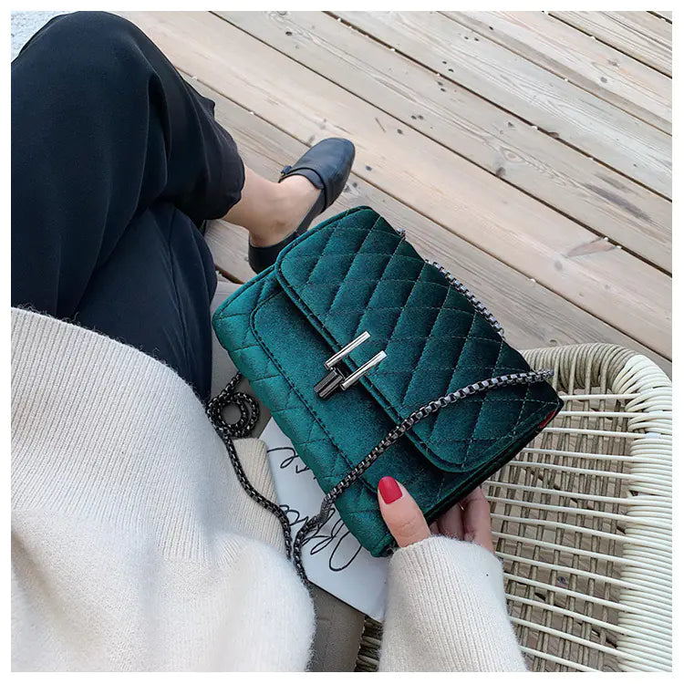 Velvet Crossbody Bag