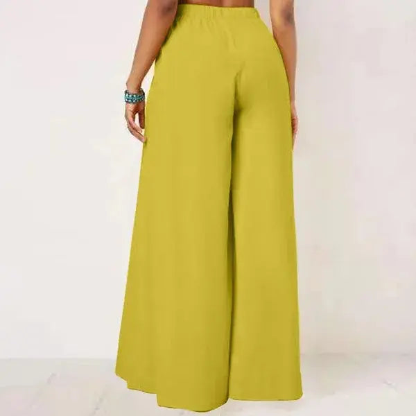 2023 Women's High-Waisted Flared Wide-Leg Pants