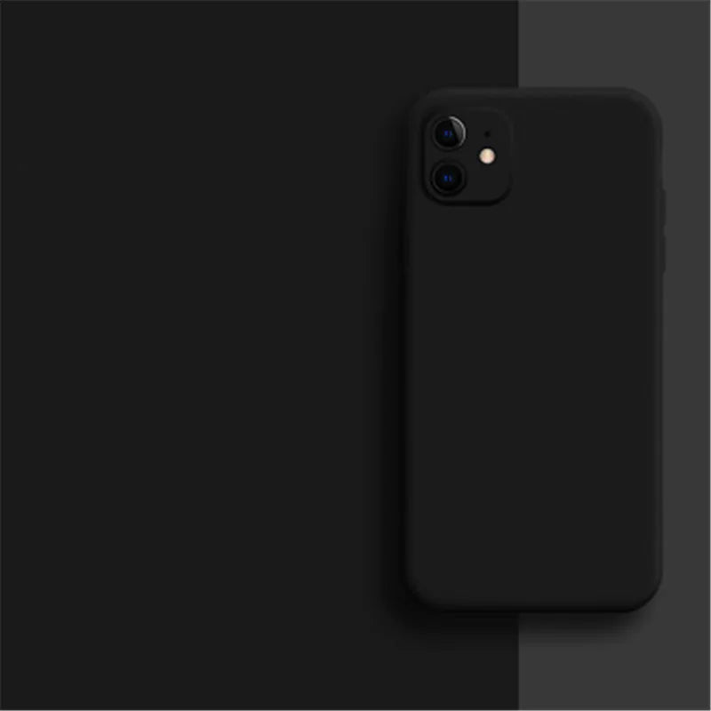 Liquid Silicone Anti-Drop Soft Mobile Case with Holes