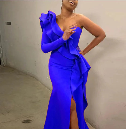 Long Sleeve Dress, Gown, Maxi Skirt