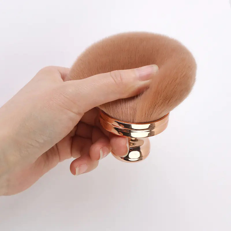 Large Soft Mushroom Head Loose Powder Blush Brush