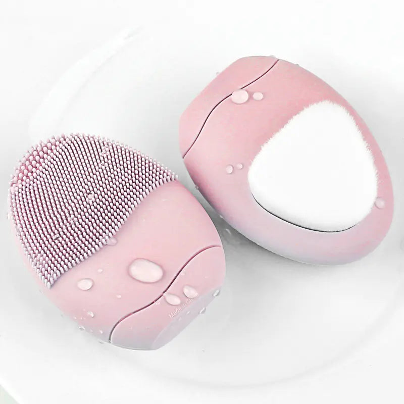 Double-Sided Soft Silicone Facial Cleansing Brush