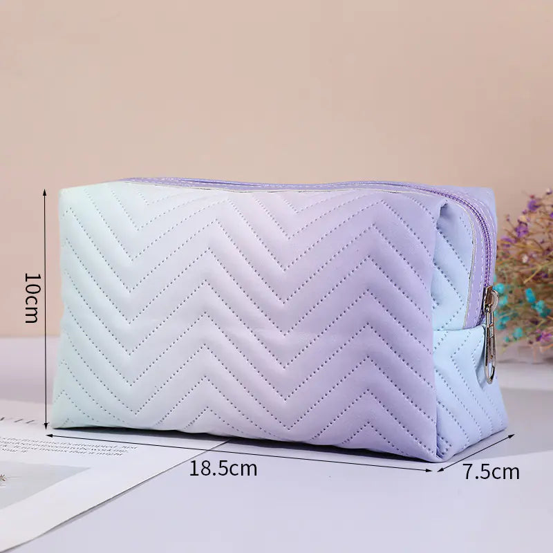 Women's Gradient 3D Cosmetic Organizer Travel Bag