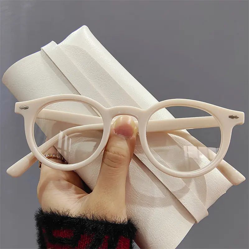 Classic Round Sunglasses for Men and Women (Black/Yellow)