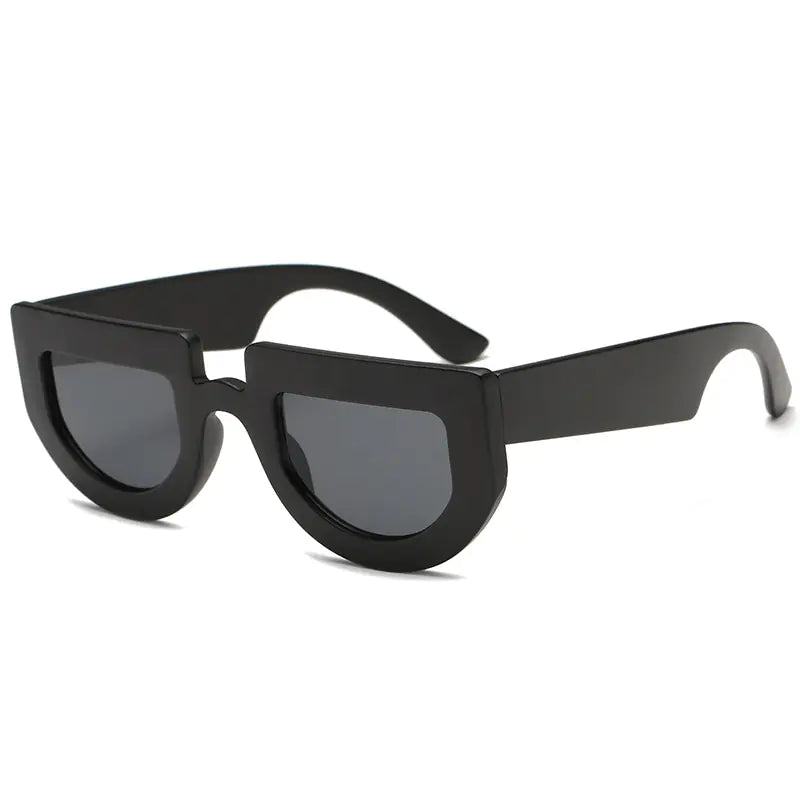 Retro Irregular Thick Frame Sunglasses S8045
