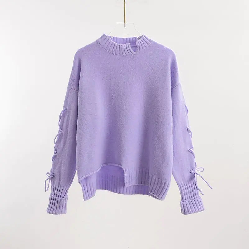 2023 Trendy Oversized Women's Knit Sweater for Fall