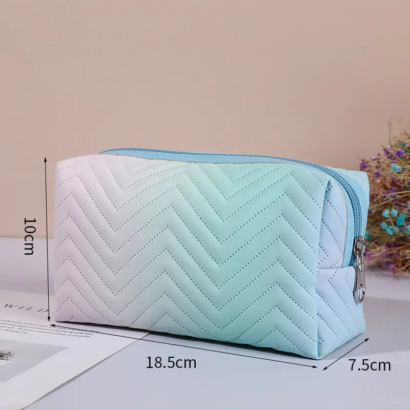 Women's Gradient 3D Cosmetic Organizer Travel Bag