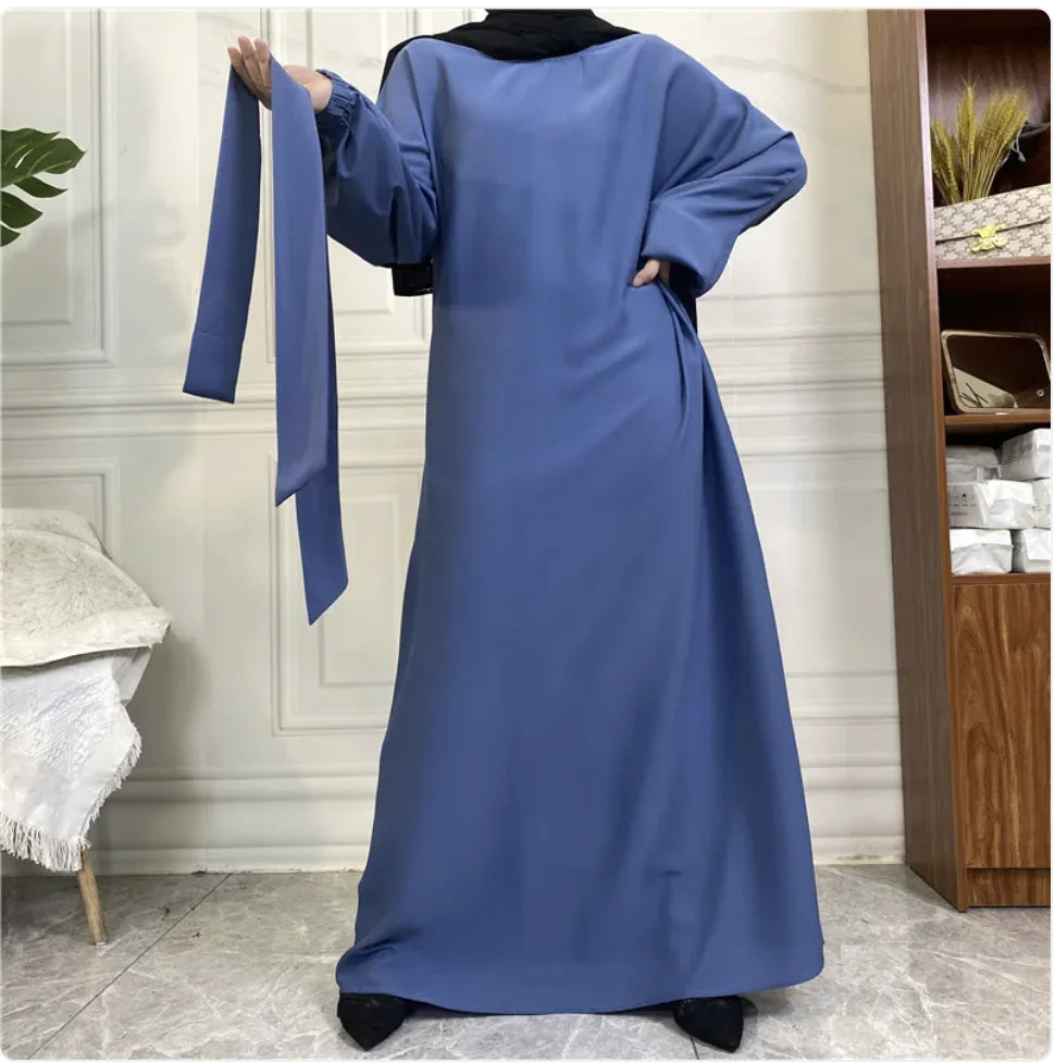 Women's Casual Long Sleeve Pocket Maxi Dress