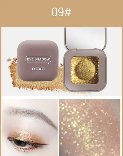1pc New Fingertip Eyeshadow Palette - Long-lasting Sparkle
