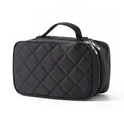 Women's Waterproof Double-Layer Travel Makeup Bag