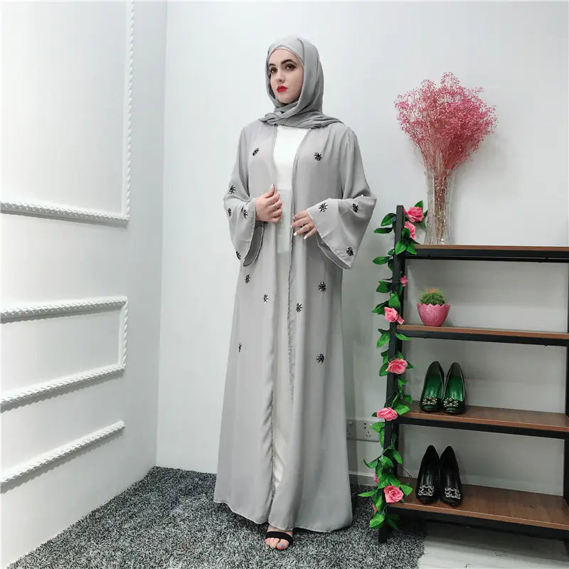 Fashion Dubai Handcrafted Embroidered Islamic Robe