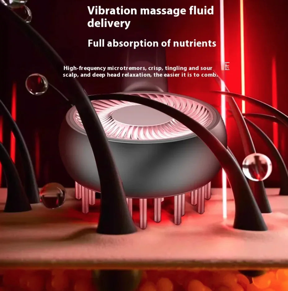 Electric Scalp Massager & Hair Care Comb