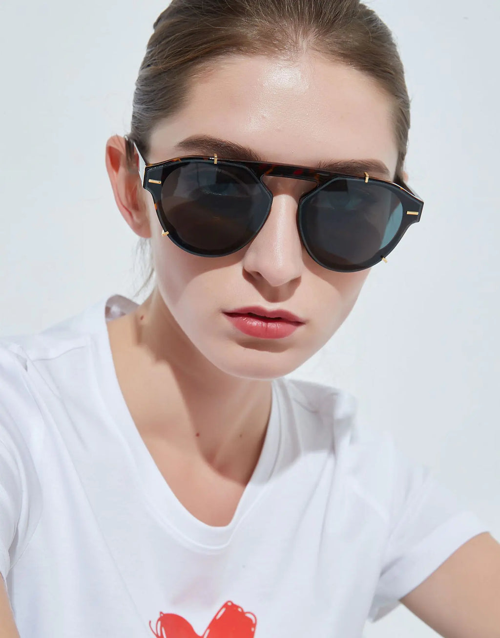 2019 Women's Retro Round Sunglasses Large Frame