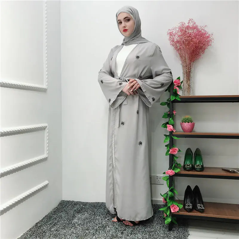 Fashion Dubai Handcrafted Embroidered Islamic Robe