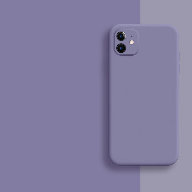 Liquid Silicone Anti-Drop Soft Mobile Case with Holes