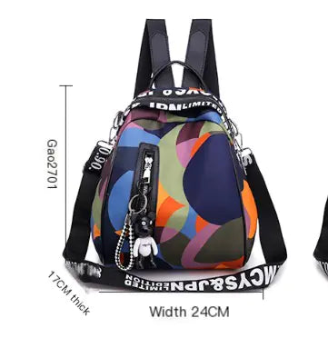 Korean Casual Women's Multi-function Travel Backpack