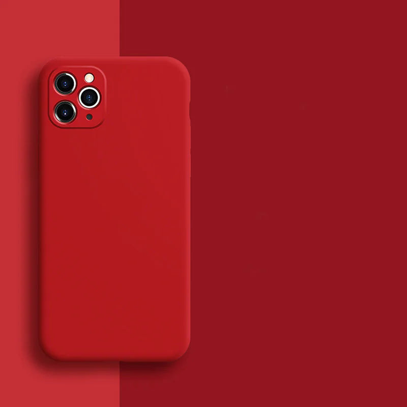 Liquid Silicone Anti-Drop Soft Mobile Case with Holes