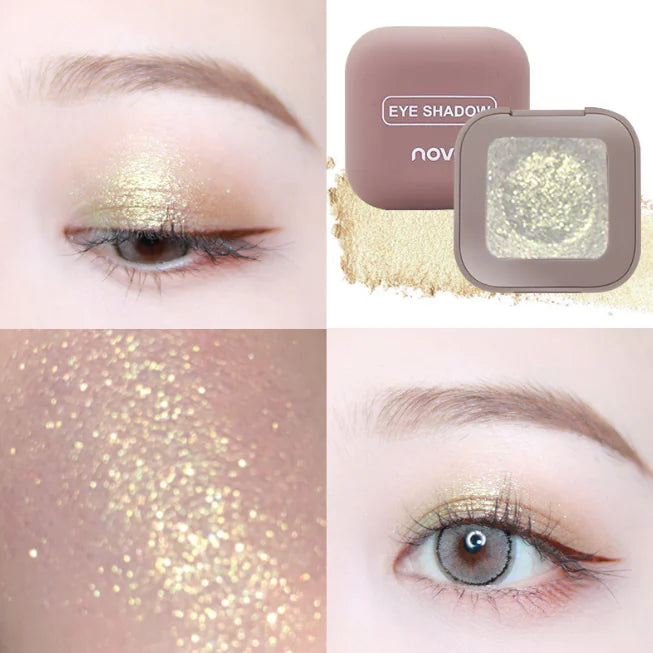 1pc New Fingertip Eyeshadow Palette - Long-lasting Sparkle