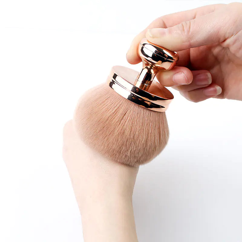 Large Soft Mushroom Head Loose Powder Blush Brush