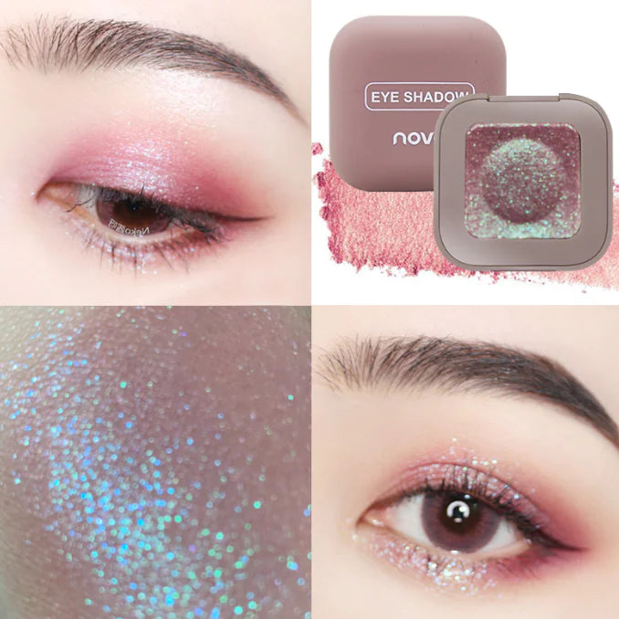 1pc New Fingertip Eyeshadow Palette - Long-lasting Sparkle