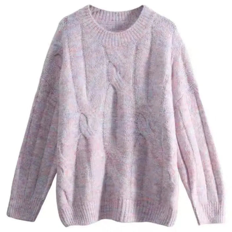 2023 Trendy Oversized Women's Knit Sweater for Fall