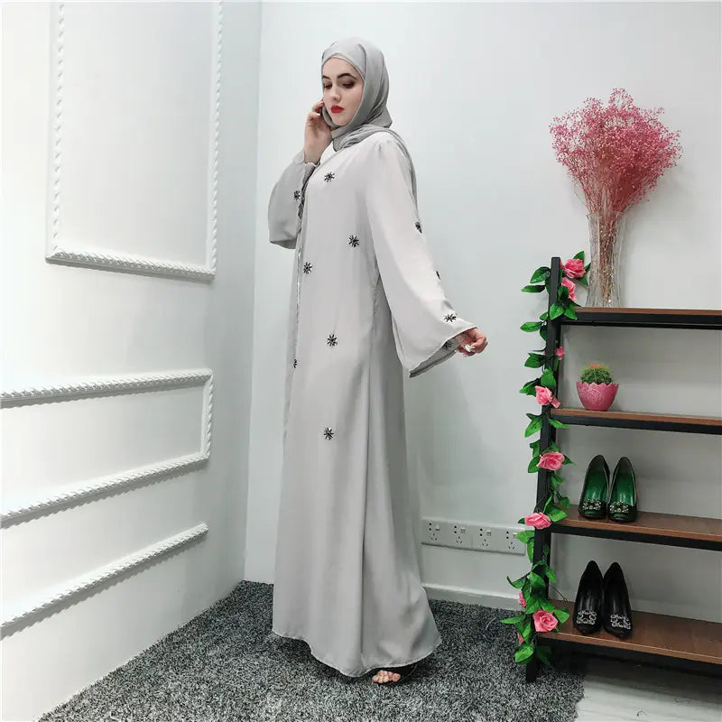 Fashion Dubai Handcrafted Embroidered Islamic Robe