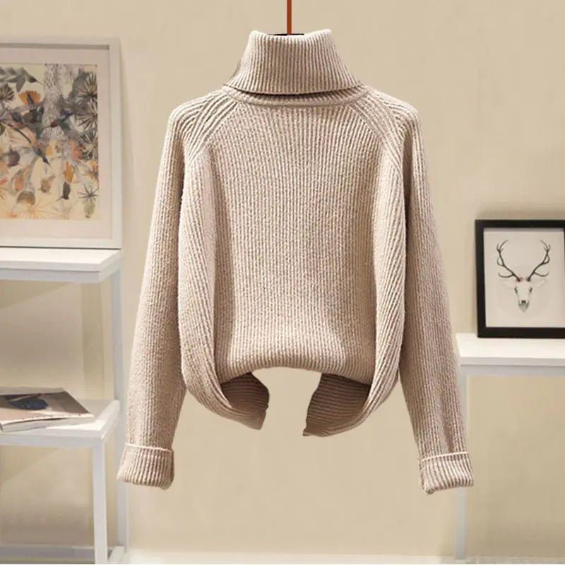 2023 Trendy Oversized Women's Knit Sweater for Fall