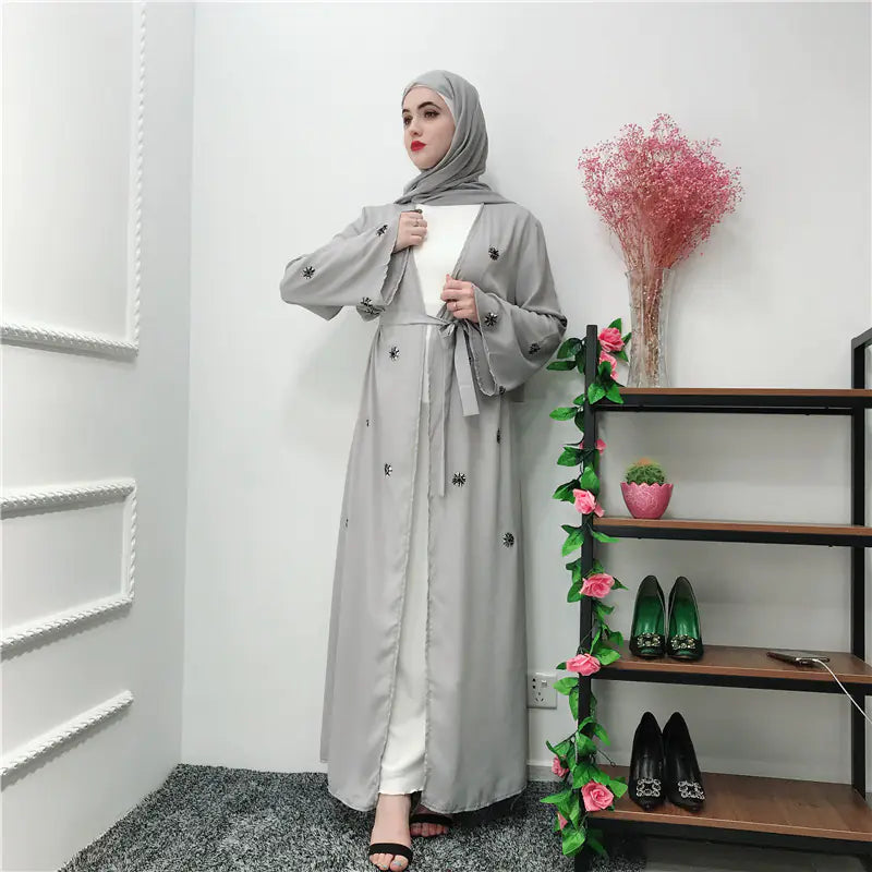 Fashion Dubai Handcrafted Embroidered Islamic Robe