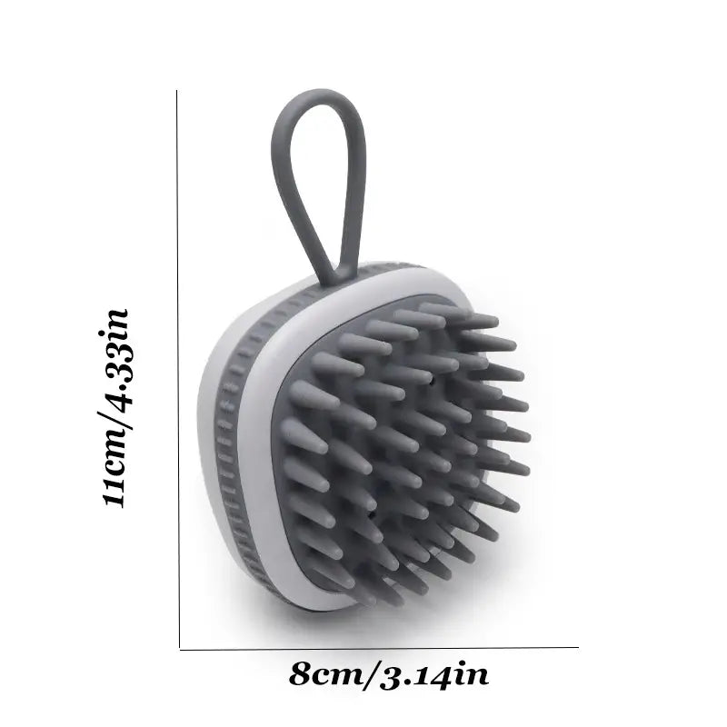 Portable Hair Scalp Massager: Soft & Flexible Design